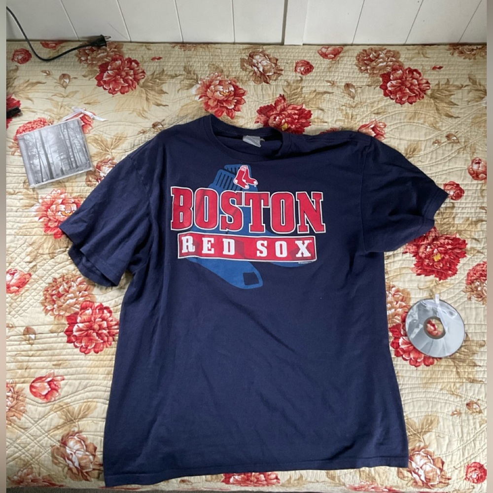 navy red sox tee for new england fans xx